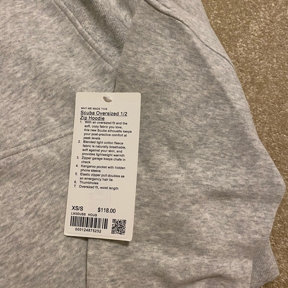 BRAND NEW Lululemon Scuba Oversized Half-Zip Hoodie - Picture 9 of 10